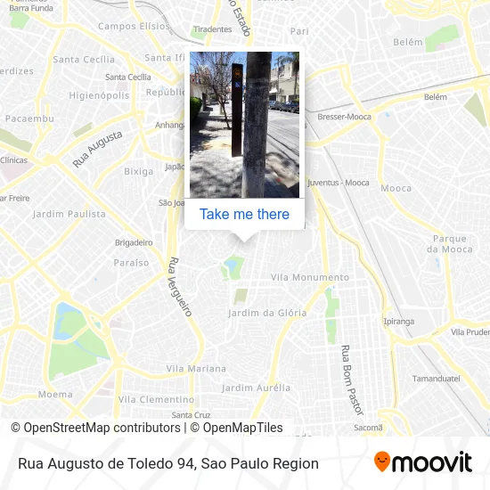Rua Augusto de Toledo 94 map