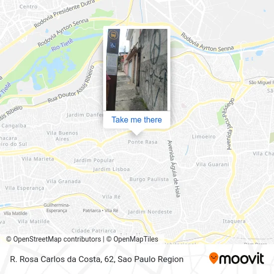 R. Rosa Carlos da Costa, 62 map