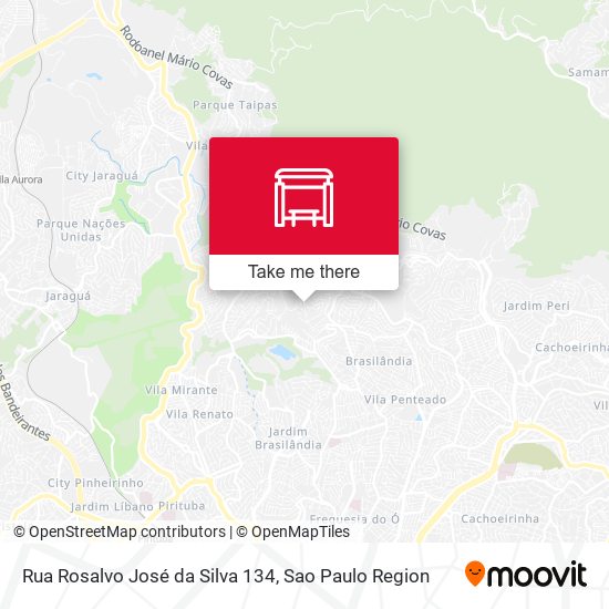 Rua Rosalvo José da Silva 134 map