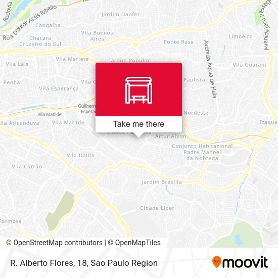 R. Alberto Flores, 18 map