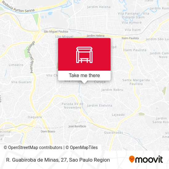 R. Guabiroba de Minas, 27 map