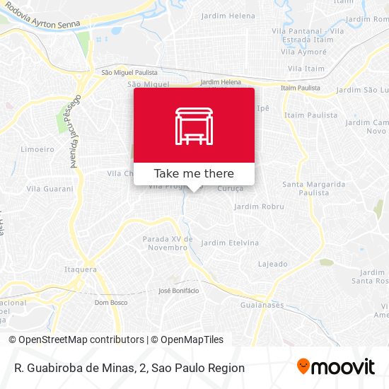 R. Guabiroba de Minas, 2 map