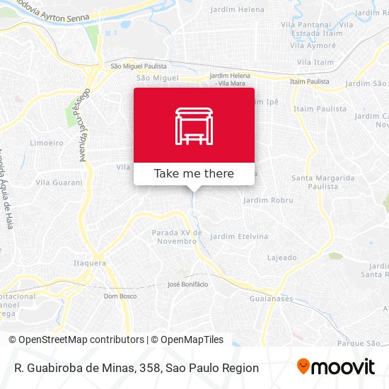 R. Guabiroba de Minas, 358 map