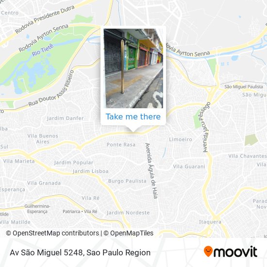 Av São Miguel 5248 map