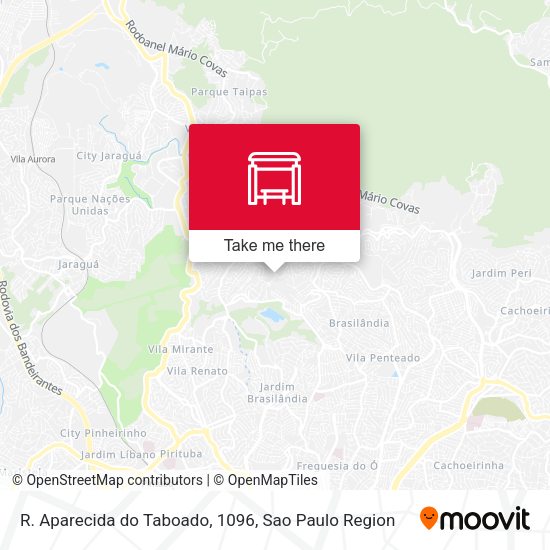 R. Aparecida do Taboado, 1096 map