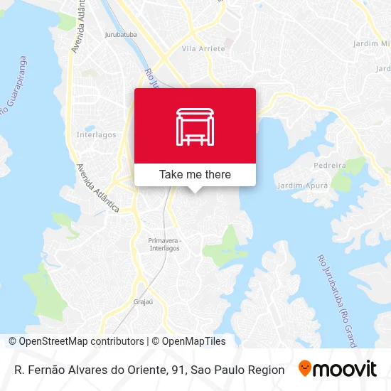 R. Fernão Alvares do Oriente, 91 map