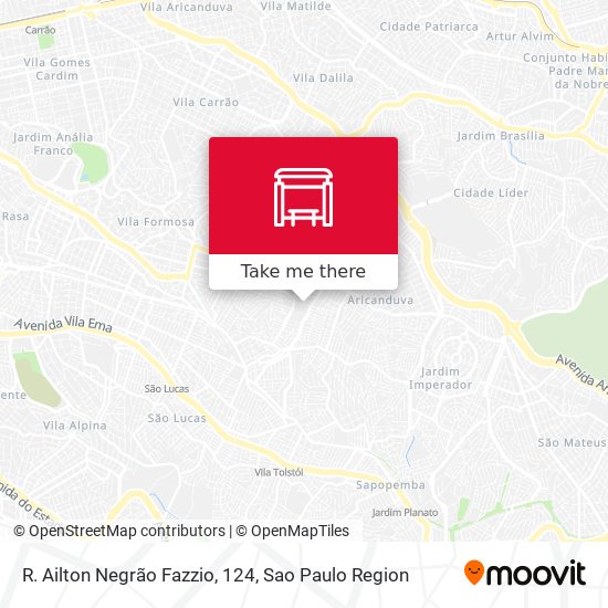 R. Ailton Negrão Fazzio, 124 map