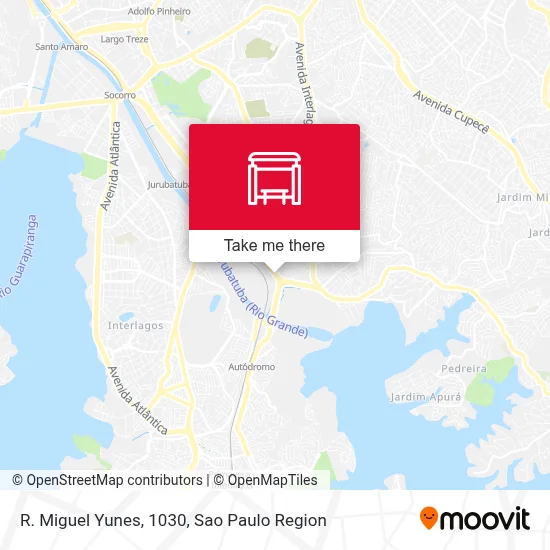 R. Miguel Yunes, 1030 map