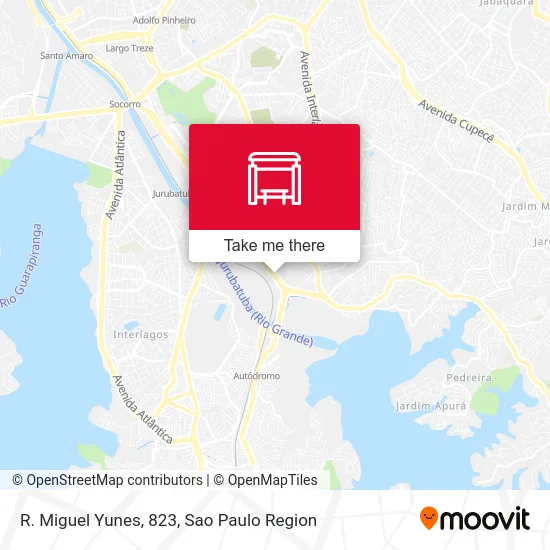 R. Miguel Yunes, 823 map