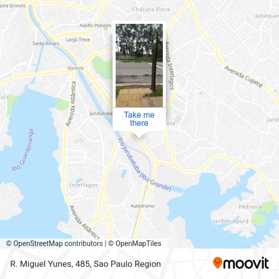 R. Miguel Yunes, 485 map