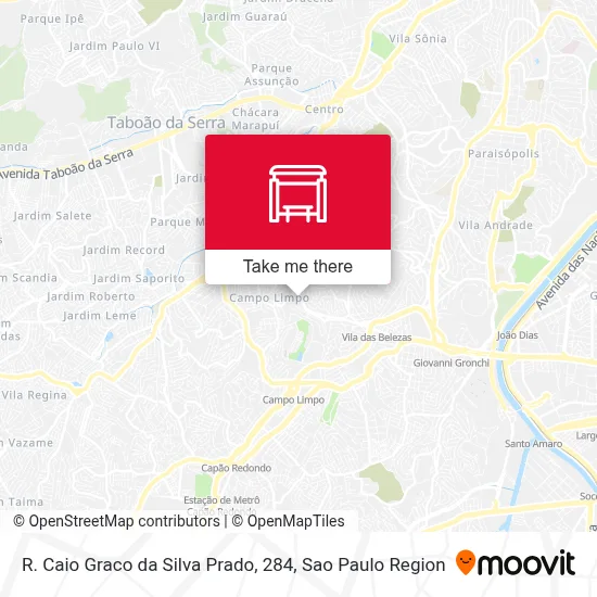 R. Caio Graco da Silva Prado, 284 map