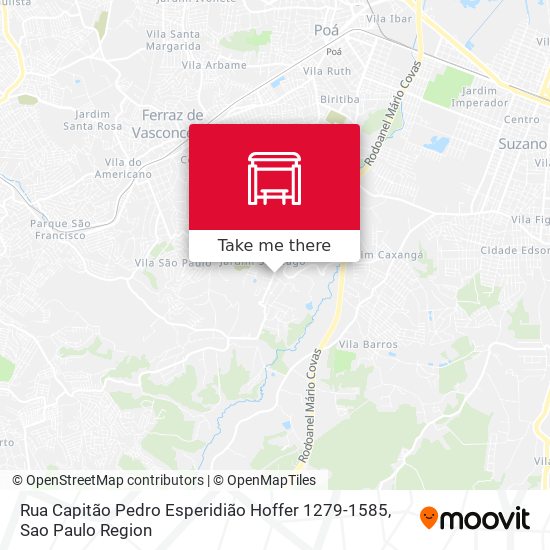 Rua Capitão Pedro Esperidião Hoffer 1279-1585 map