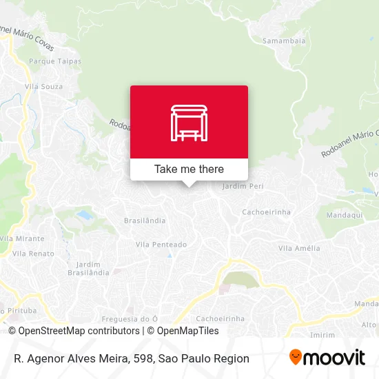 R. Agenor Alves Meira, 598 map