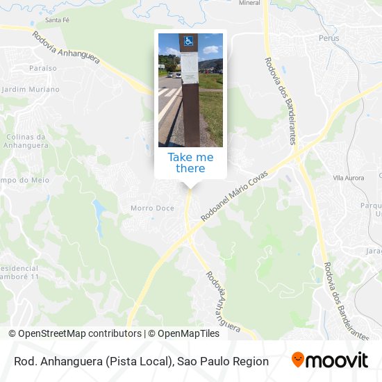 Rod. Anhanguera (Pista Local) map