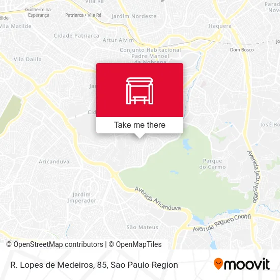 R. Lopes de Medeiros, 85 map