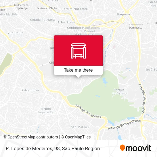 R. Lopes de Medeiros, 98 map