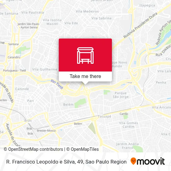 R. Francisco Leopoldo e Silva, 49 map