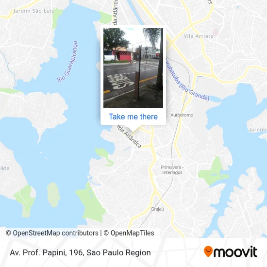 Av. Prof. Papini, 196 map