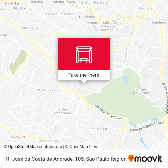 R. José da Costa de Andrade, 105 map