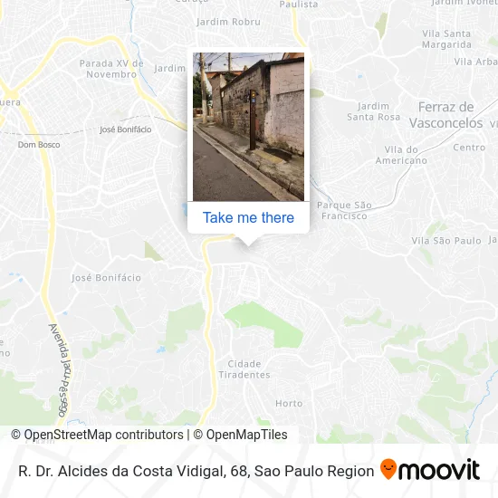 R. Dr. Alcides da Costa Vidigal, 68 map