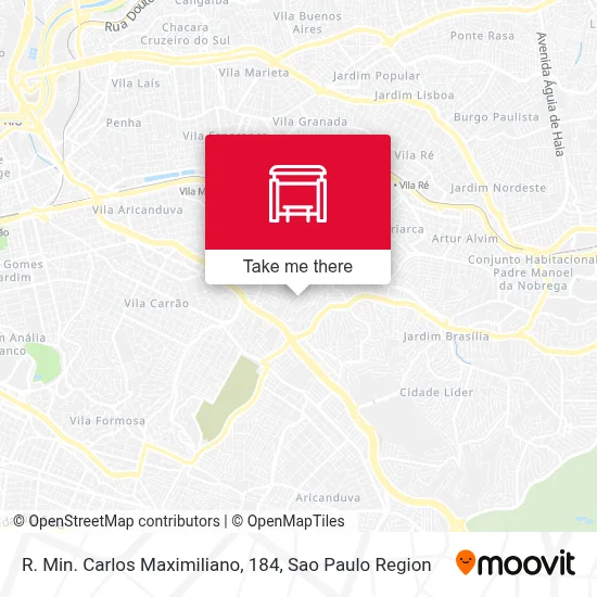 R. Min. Carlos Maximiliano, 184 map