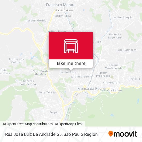 Rua José Luiz De Andrade 55 map