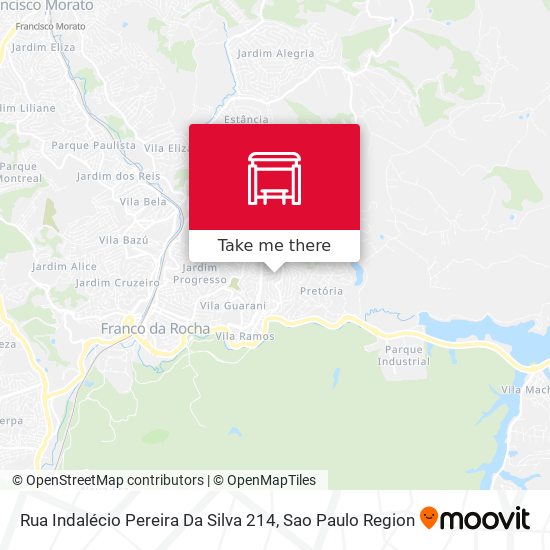 Rua Indalécio Pereira Da Silva 214 map