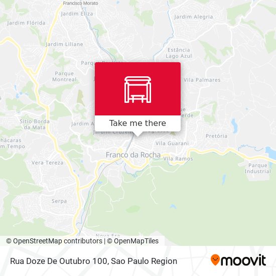 Rua Doze De Outubro 100 map