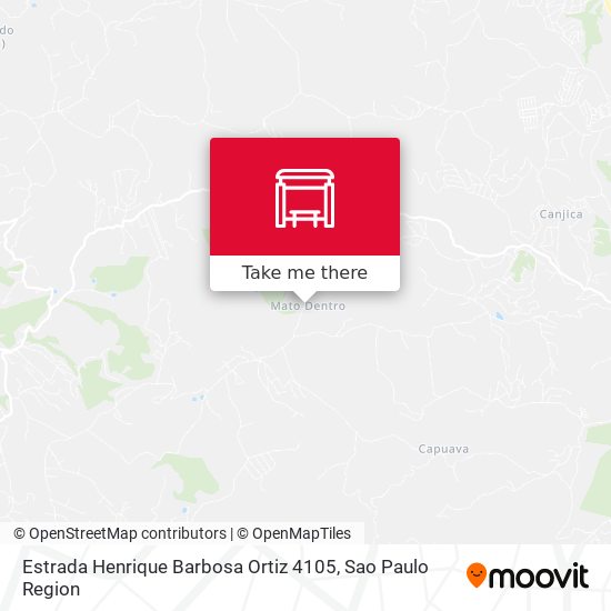 Estrada Henrique Barbosa Ortiz 4105 map