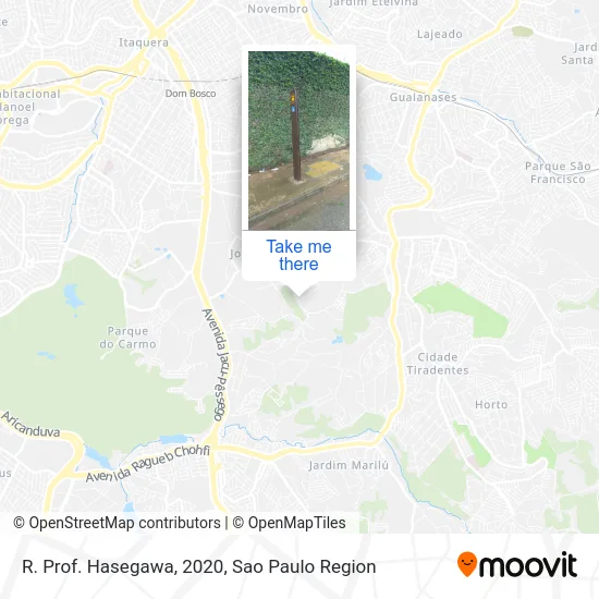 R. Prof. Hasegawa, 2020 map