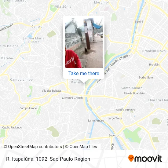 R. Itapaiúna, 1092 map