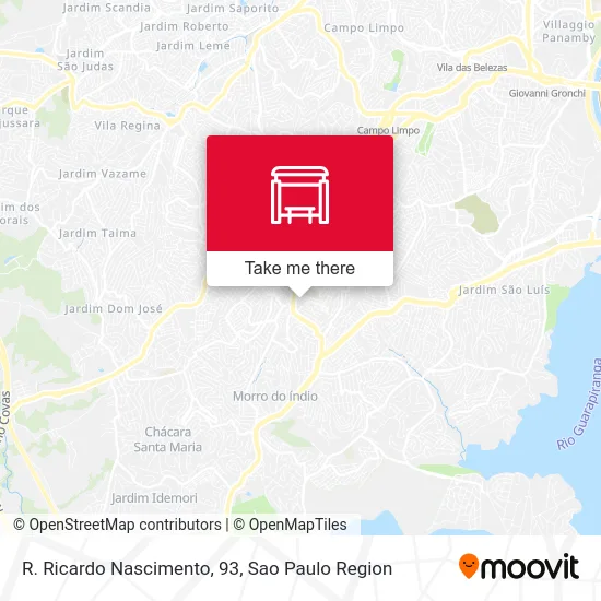 R. Ricardo Nascimento, 93 map