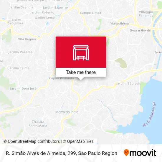 R. Simão Alves de Almeida, 299 map