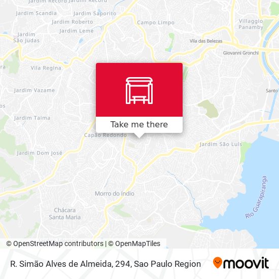 R. Simão Alves de Almeida, 294 map