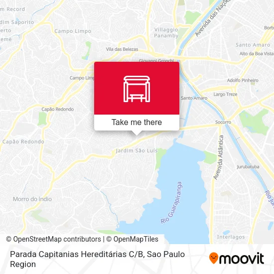 Mapa Parada Capitanias Hereditárias C / B