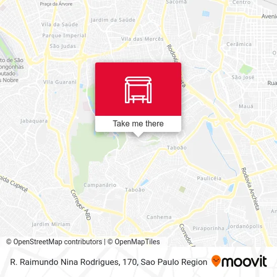 R. Raimundo Nina Rodrigues, 170 map