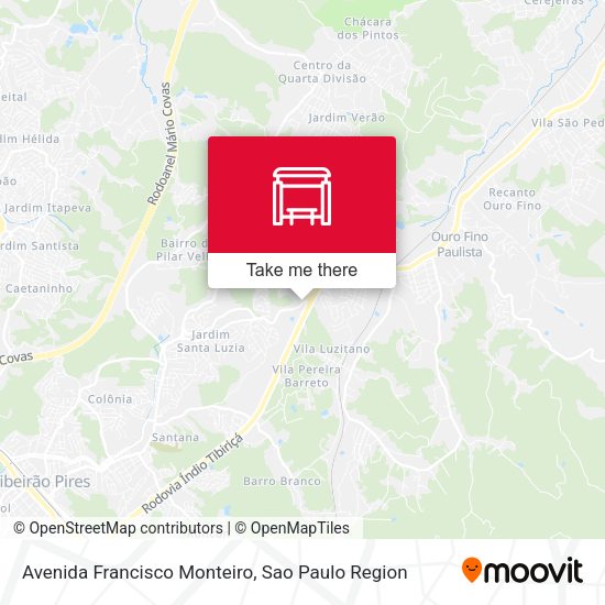 Avenida Francisco Monteiro map