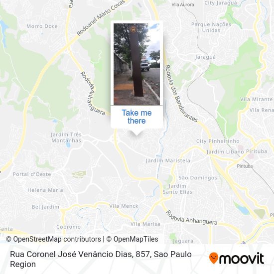 Rua Coronel José Venâncio Dias, 857 map