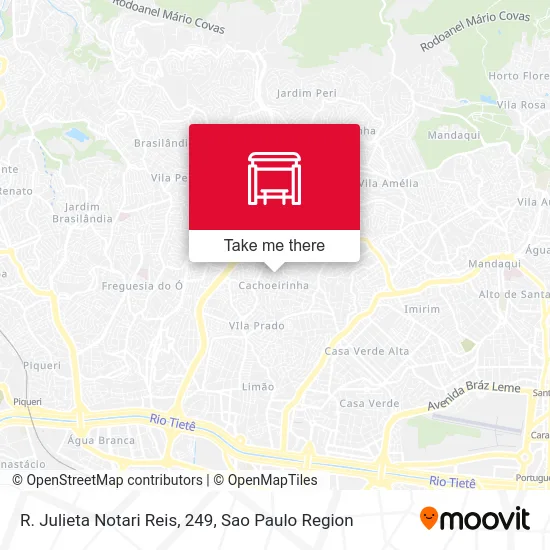 R. Julieta Notari Reis, 249 map