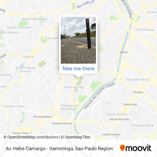 Av. Hebe Camargo - Itamotinga map