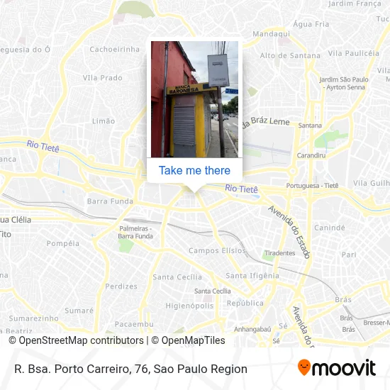 R. Bsa. Porto Carreiro, 76 map