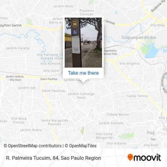 R. Palmeira Tucuim, 84 map