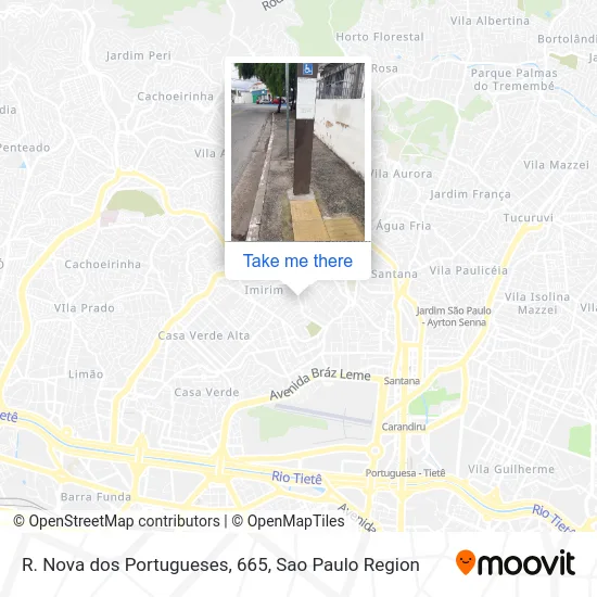 R. Nova dos Portugueses, 665 map