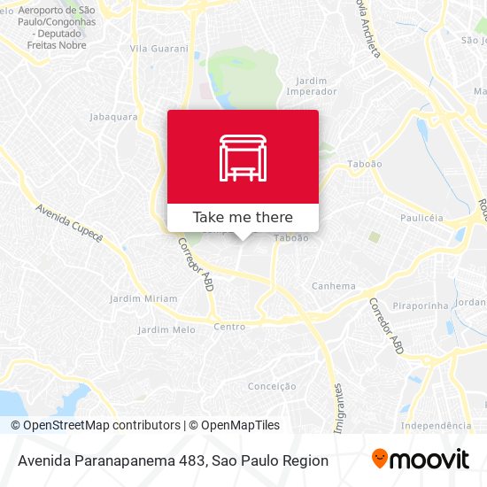 Avenida Paranapanema 483 map