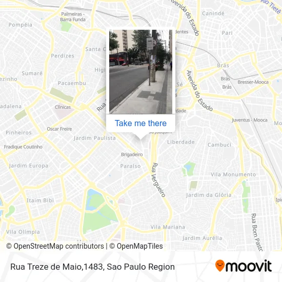 Rua Treze de Maio,1483 map