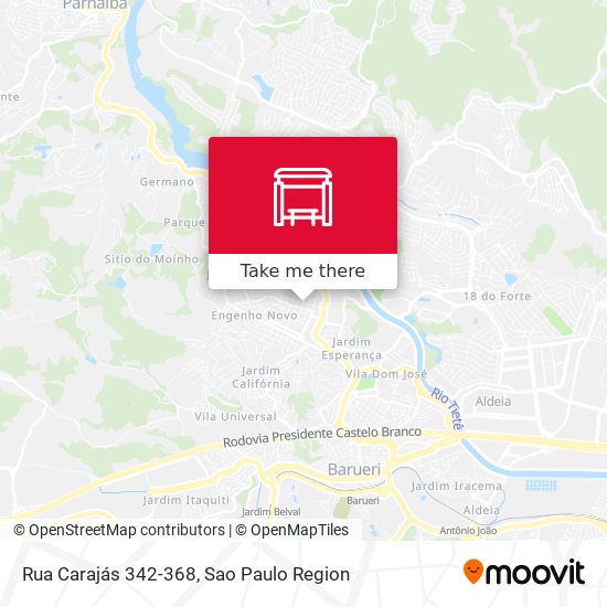 Rua Carajás 342-368 map