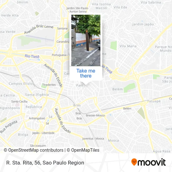 R. Sta. Rita, 56 map