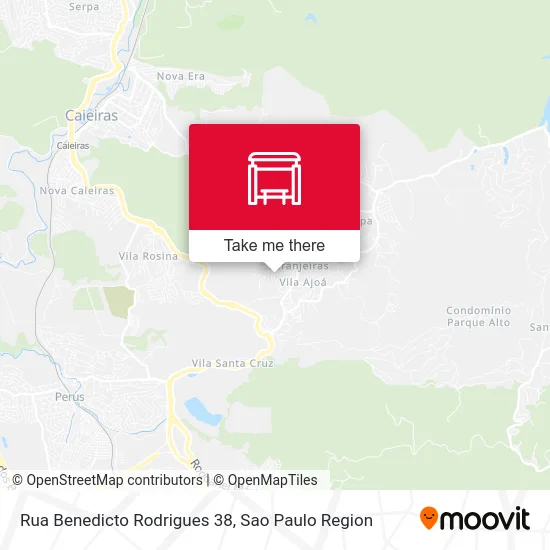 Rua Benedicto Rodrigues 38 map