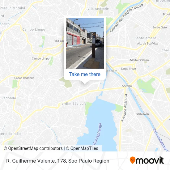 R. Guilherme Valente, 178 map