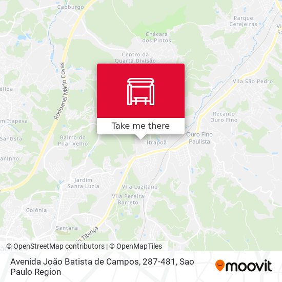 Avenida João Batista de Campos, 287-481 map